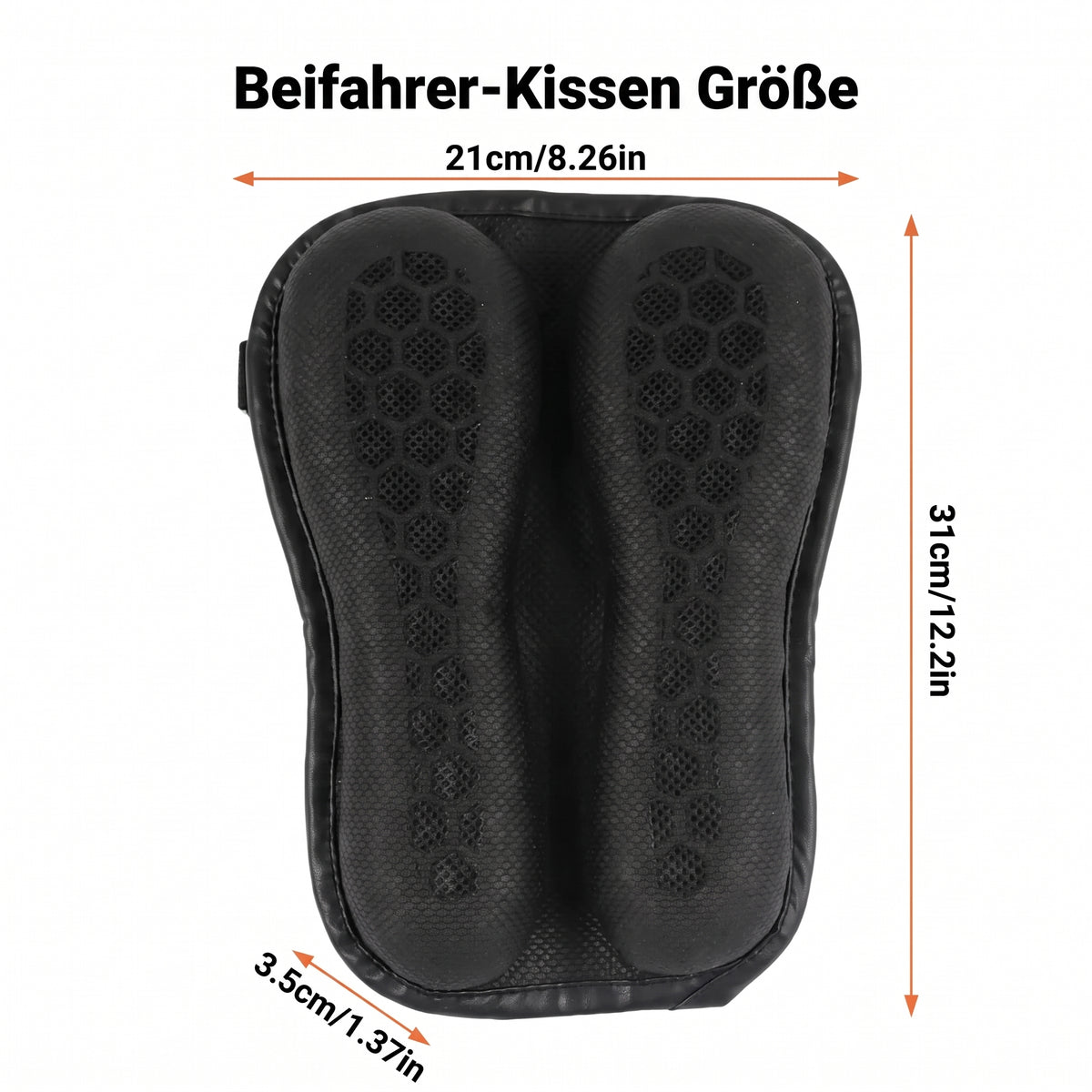 Motorrad: 100 % Gel-Sitzkissen für Motorradfahrer