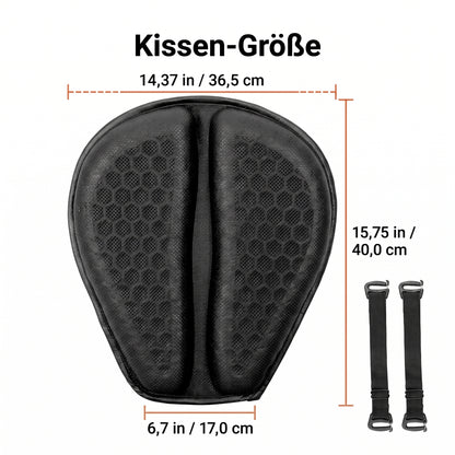 Motorrad: 100 % Gel-Sitzkissen für Motorradfahrer