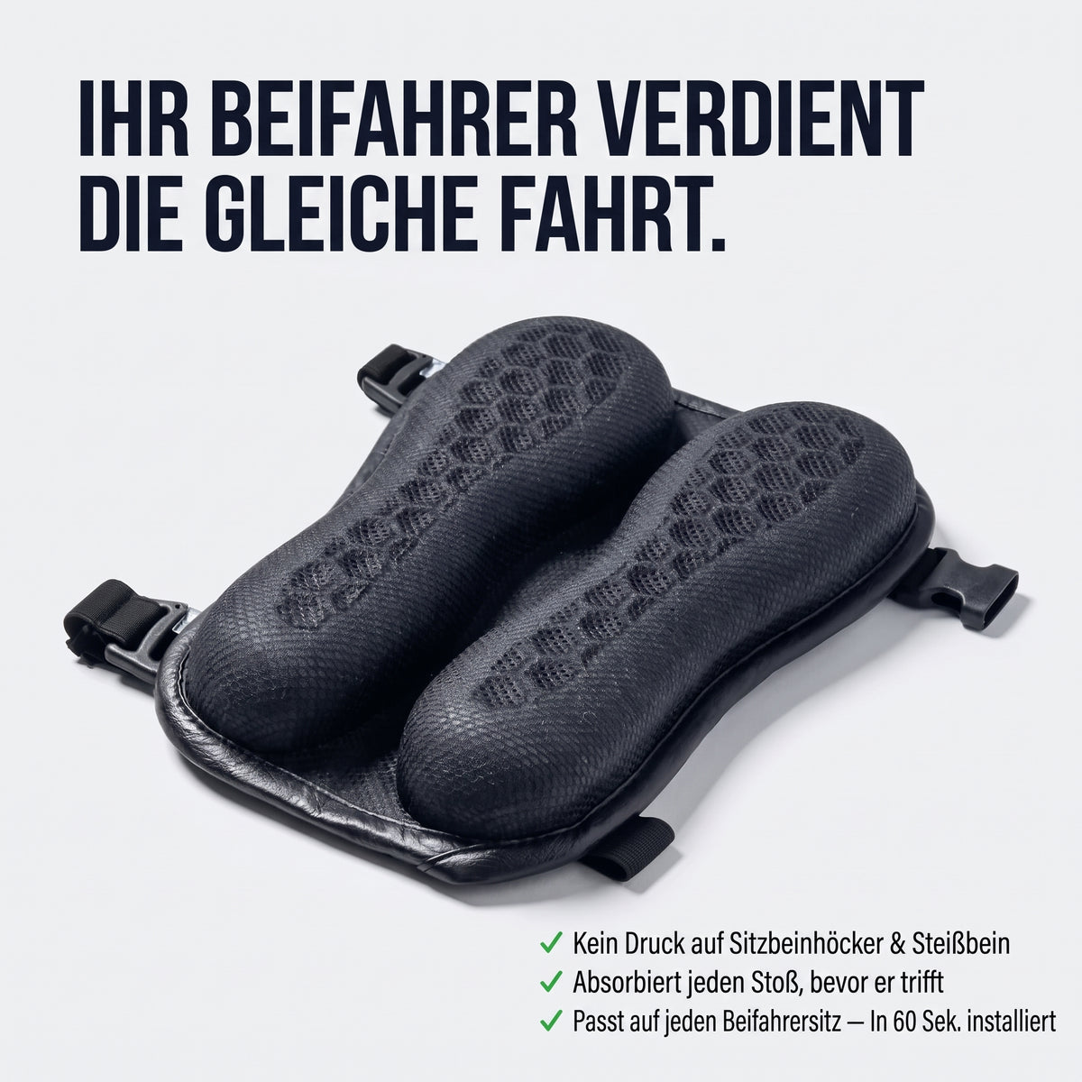 Motorrad: 100 % Gel-Sitzkissen für Motorradfahrer